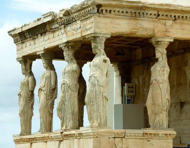雅典 卫城 地标 古老的 古董 假日 外部 雕塑 吸引力