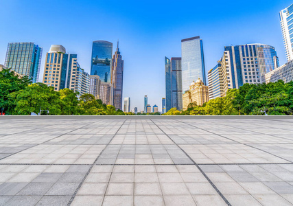 旅游业 地面 城市 沥青 天空 商业建筑 金融 广州 全景图