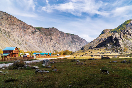 秋天 亚洲 建筑 天空 圈地 峡谷 岩石 旅游业 山谷 阿尔泰