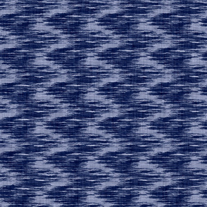  Indigo blue woven ikat zag cotton dyed effect texture backgroun