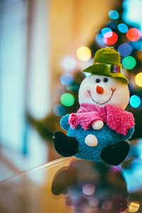 圣诞老人 雪人 季节 愉快的 庆祝 十二月 礼物 假日 圣诞节
