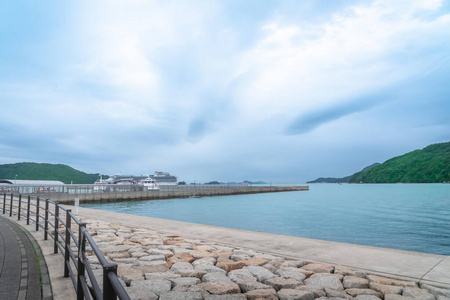 海事 日本 海景 渡轮 海洋 旅游业 海湾 港口 假期 日本人