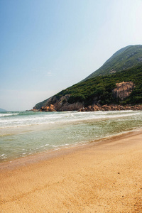 波动 海滩 东亚 荡漾 瓷器 亚洲 旅行 海岸线 摄影