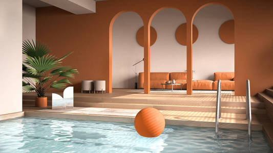 建筑学 沙发 极简主义 植物 地毯 游泳 家具 拱门 木材