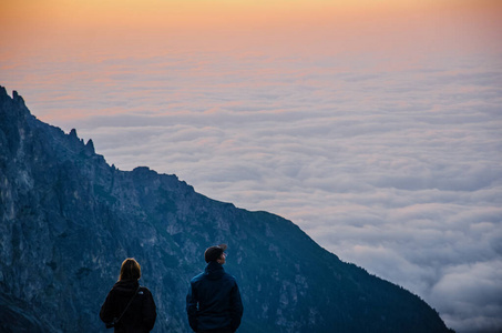 薄雾 泰国 太阳 美丽的 旅游业 在一起 风景 徒步旅行