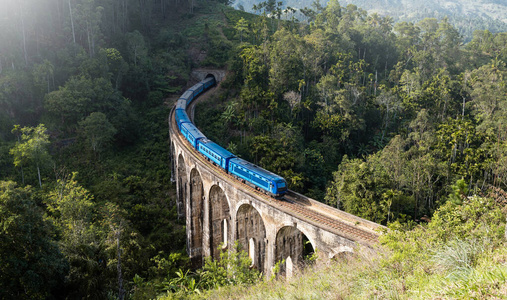 美丽的 旅游业 蠕形螨 亚洲 隧道 锡兰 兰卡 遗产 轨道