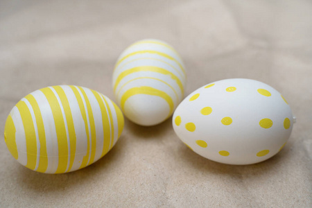 庆祝 生态学 春天 季节 油漆 手工制作的 鸡蛋 复活节