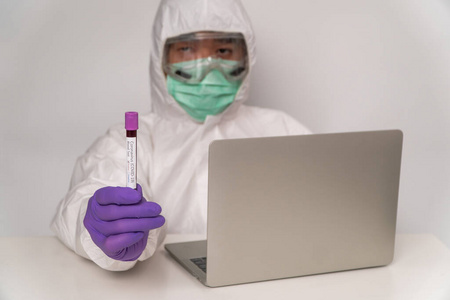 护士 瓷器 科学 疾病 测试 病毒 面具 流感 健康 样品