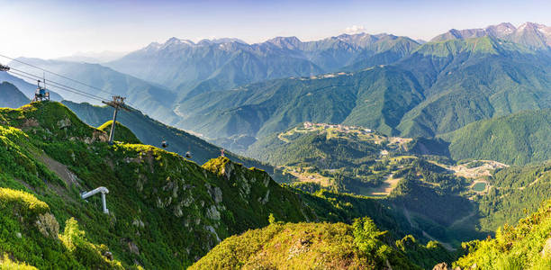 天空 日落 季节 旅游业 极端 运动 落下 高的 山谷 斜坡