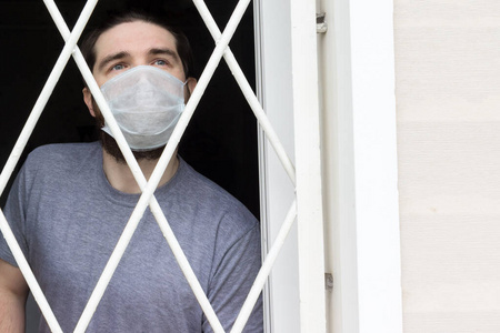 窗口 流感 安全 危险 保护 爆发 污染 面具 疯子 人类