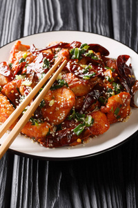 情绪 烹饪 食物 真正的 特写镜头 盘子 中国人 洋葱 脆的