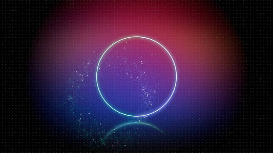 舞台led灯光组合作为活动或电子音乐长途跋涉的背景.照片