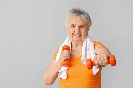 肖像 健康 运动 毛巾 体操 健身 成人 训练 身体 锻炼