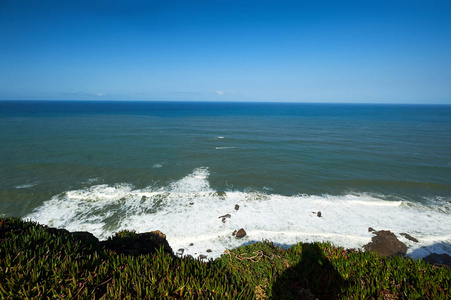 海滨 欧洲 自然 拉各斯 海岸 夏天 全景图 旅游业 岩石