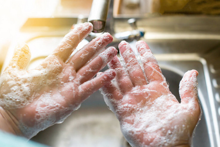 预防 泡沫 水龙头 消毒 液体 照顾 消毒杀菌剂 下沉 肥皂