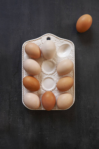 喂养 特写镜头 母鸡 鸡蛋 饮食 蛋白质 早餐 盘子 农场