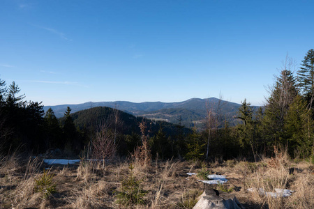 秋天 山谷 天空 风景 旅行 森林 自然