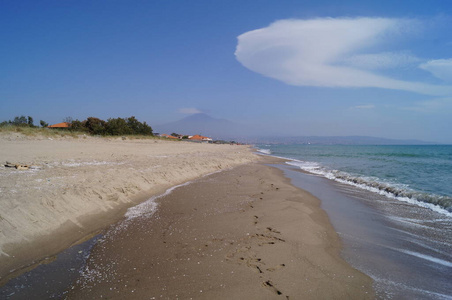 夏天 美丽的 旅游业 海岸 波浪 岩石 假期 海景 自然