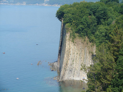 旅行 放松 自然 假期 地标 石头 海洋 海滩 岩石 美女