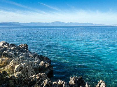 海湾 克罗地亚 假期 夏天 天空 旅游业 地平线 旅行 海洋