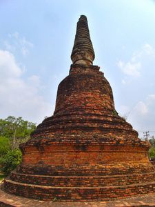 古老的 佛陀 雕像 地标 亚洲 泰国 天空 旅游业 建筑