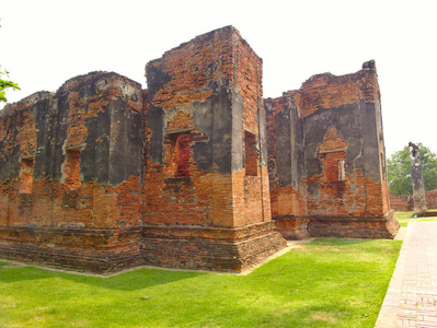 寺庙 建筑 宝塔 历史 佛陀 历史的 旅行 旅游业 泰国