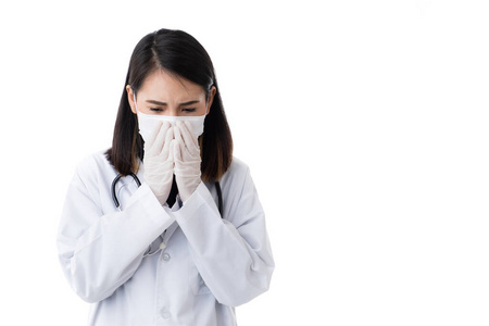 安全的 卫生 爆发 站立 照顾 病毒 疾病 医生 感染 鼻子