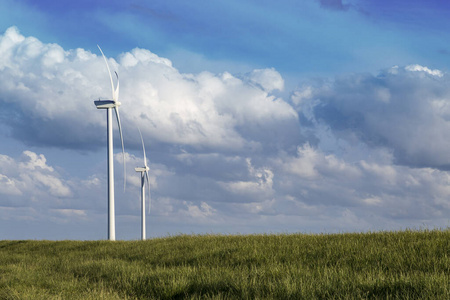 涡轮 风车 农场 自然 植物 荷兰语 乌尔克 领域 能量
