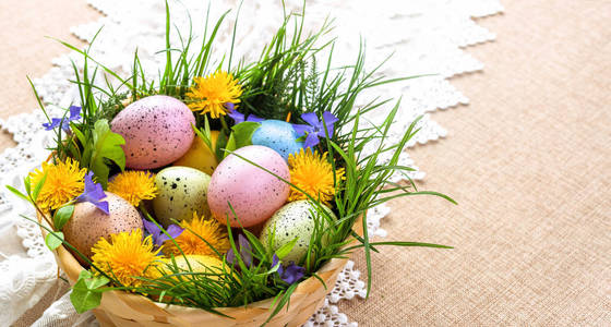 复活节 帆布 祝贺 春天 花边 传统 颜色 自然 庆祝 假日