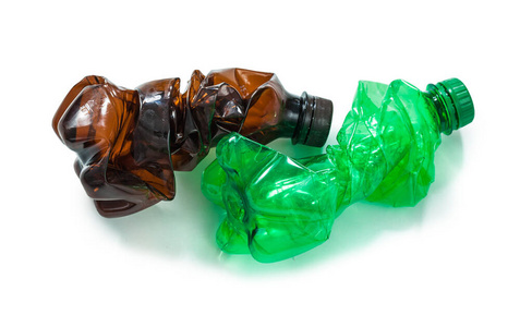 产品 皱巴巴的 塑料 破坏 浪费 瓶子 材料 回收利用 饮料