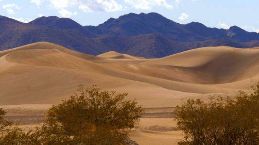 内华达沙漠中的大沙丘