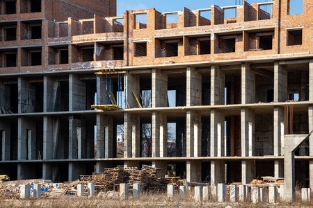 混凝土 工作场所 乌克兰 摩天大楼 建设 建筑 起重机 项目