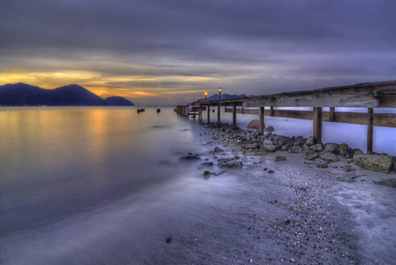 放松 美女 天堂 古老的 夏天 冻结 海岸 旅行 风景 海湾