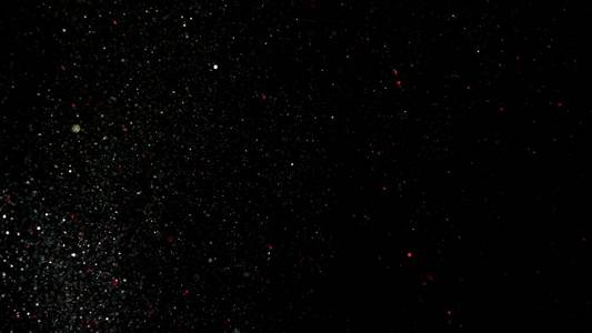 飞舞的,闪烁的光粒子.高质量黑色背景照片