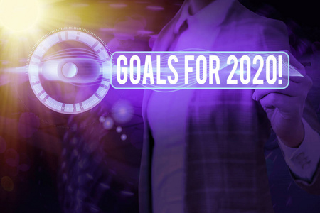 2020年手写文本目标。概念是指表明雄心或努力目标或期望结果的对象。