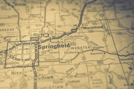 大陆 地图学 斯普林菲尔德 旅行 洛杉矶 地图集 联合 缅因州