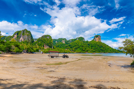 场景 安达曼 悬崖 亚洲 海景 天堂 泰国 海滩 铁路 旅行
