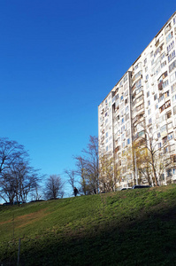 古老的 欧洲 建筑 街道 公园 房子 旅行 城市 自然 天空