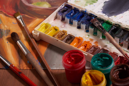 艺术家 工艺 教育 工具 爱好 颜色 纹理 纸张 工作 特写镜头
