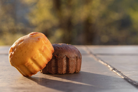 松饼 盘子 美味 糕点 手工制作的 甜点 美味的 特写镜头