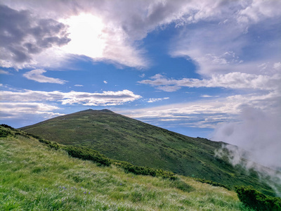 旅行 国家的 颜色 薄雾 阿尔卑斯山 自然 风景 早晨 喀尔巴阡山