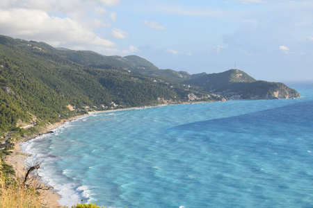 和平 假期 自然 休息 天空 莱夫卡斯 希腊 海湾 风景