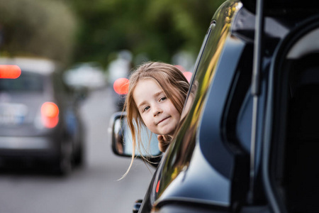 司机 女孩 街道 家庭 自由 快乐 幸福 童年 女儿 车辆