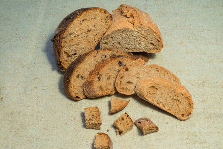 面包师 特写镜头 生活 厨房 地壳 燕麦 早餐 粮食 木材