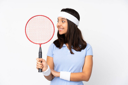 羽毛球 闲暇 锦标赛 运动员 游戏 有趣的 运动 女人 乐趣