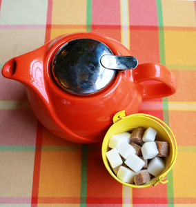 杯子 饮料 手柄 早餐 桌子 热的 陶瓷 瓷器 咖啡 水壶
