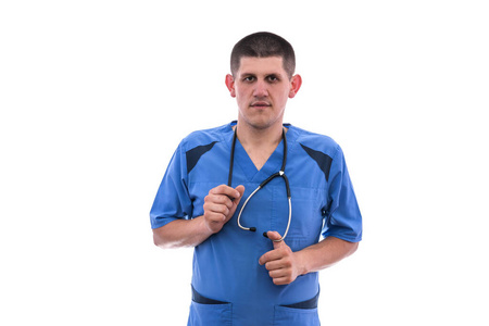 检查 医学 男人 医生 年代 疾病 站立 外套 健康 口袋