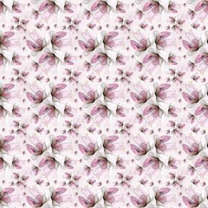 时尚 开花 织物 粉红色 花瓣 花的 打印 动机 水彩 紫罗兰