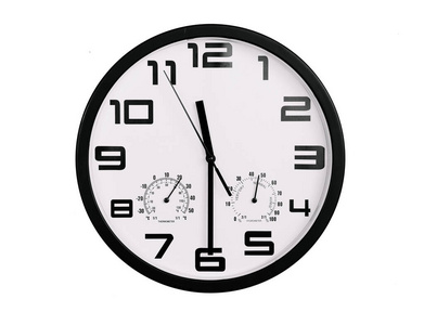 个小时办公室24小时演出11点红色背景上的时钟齿轮剪贴画一刻钟到两点