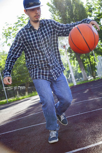 法院 学校 篮子 娱乐 外部 篮球 活动 儿子 操场 闲暇